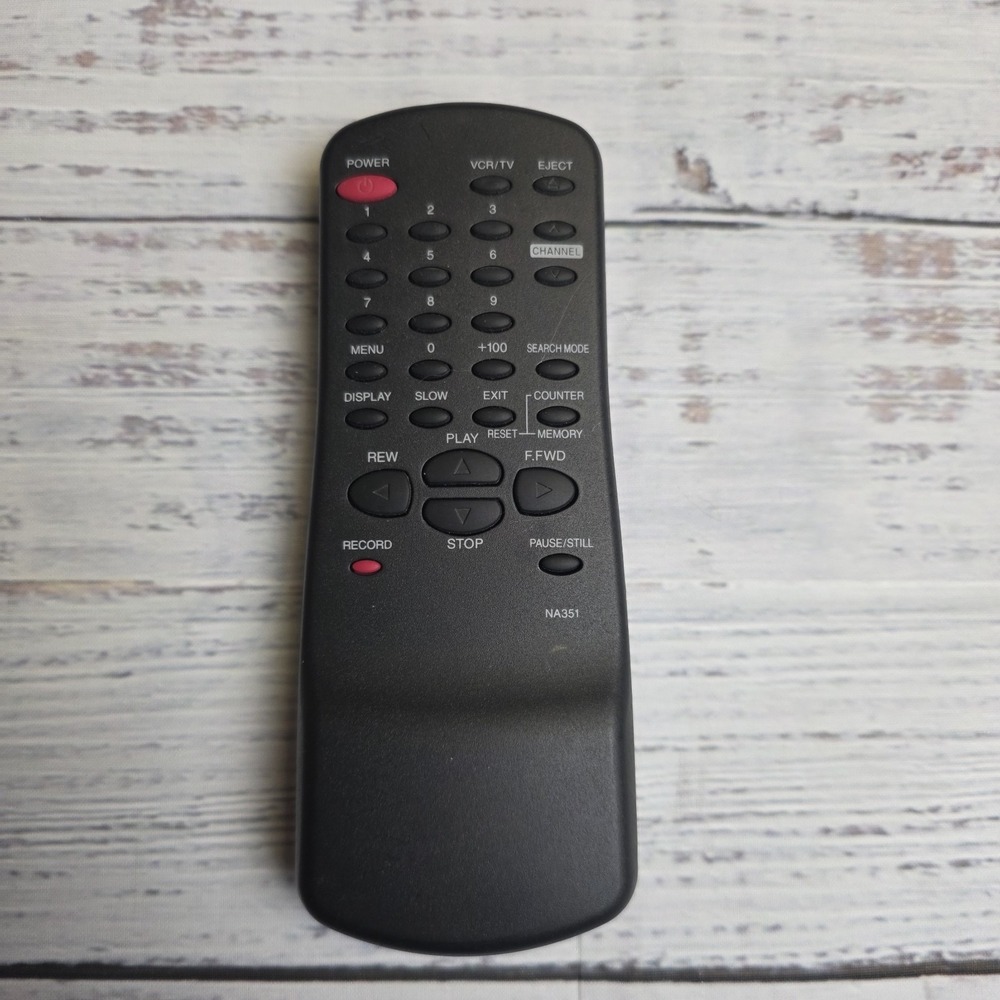 Emerson NA351 VCR Remote 6240VC 6260VC‎ DTK4400 EWV401A F240LC SL260C Untested